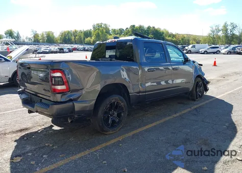 2021 Ram 1500 Big Horn 4X4 5'7 Box из США, поврежденный, VIN 1C6RRFFG3MN509679